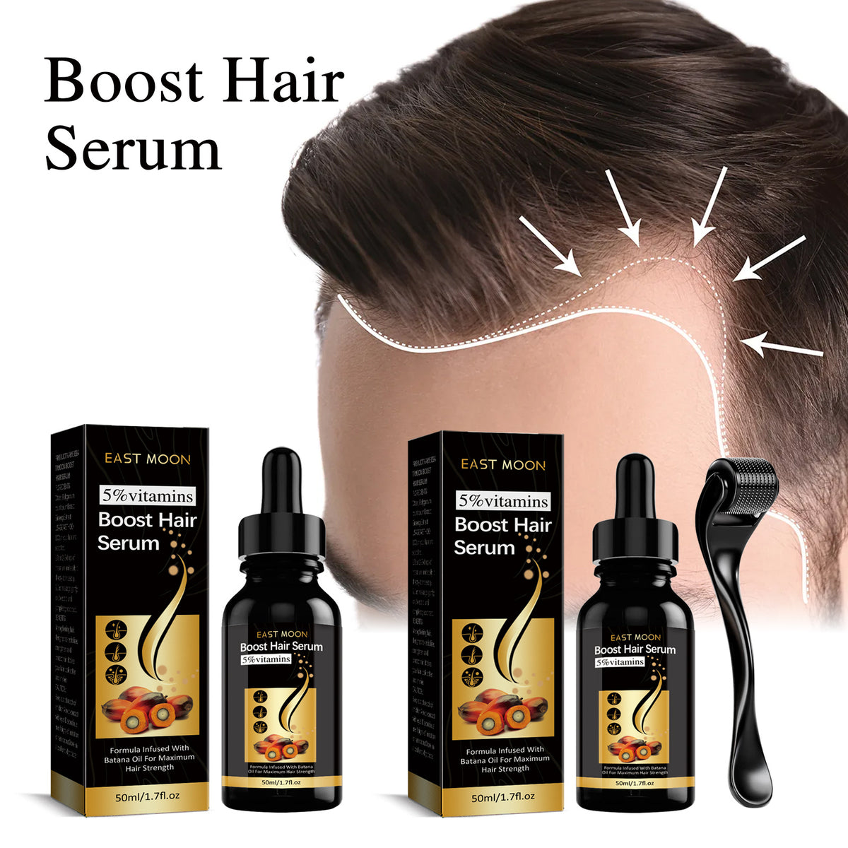 Boost Hair Serum, Prevent Hair Loss Strengthen Thicken And Nourish Hair Roots Hair Care Serum