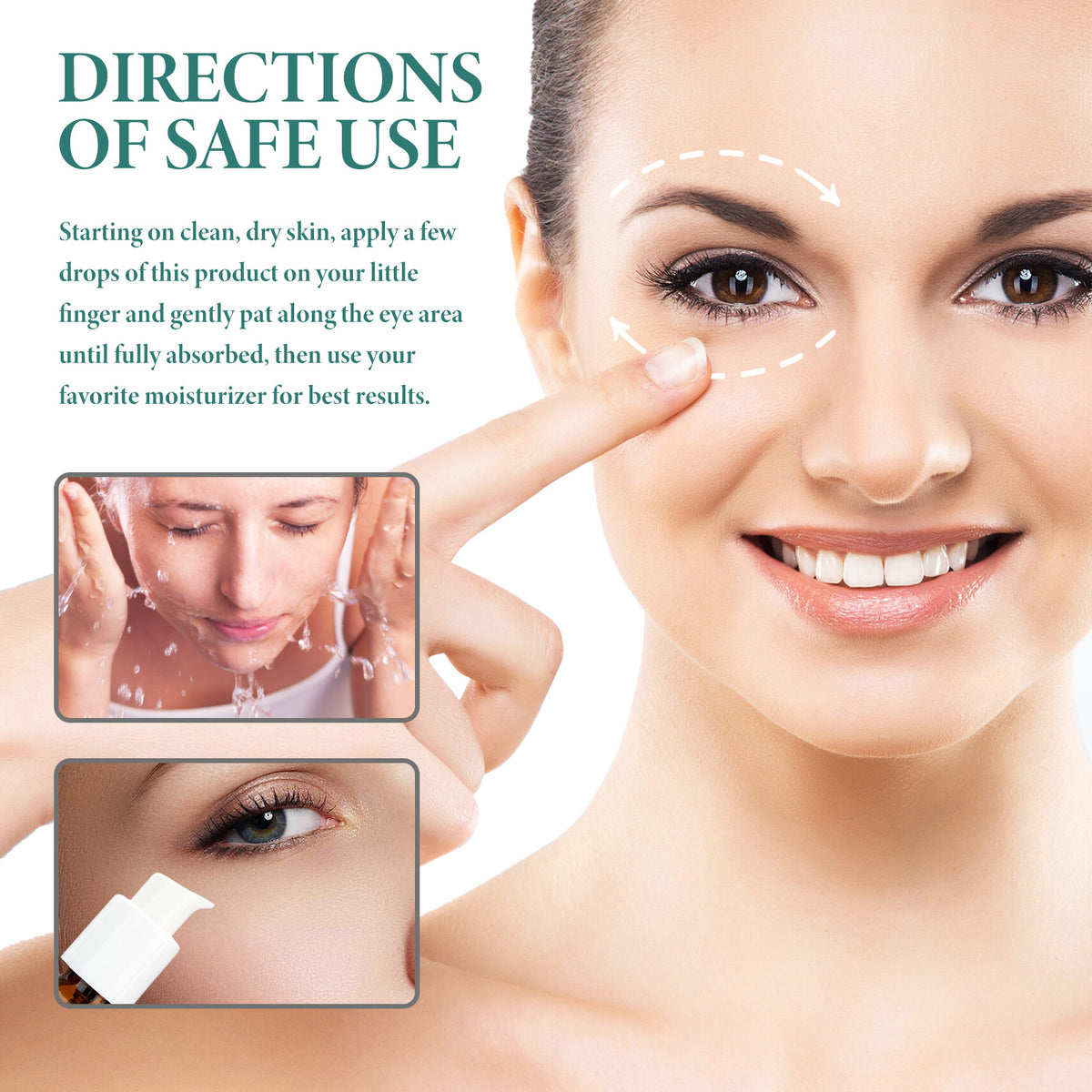 Puffy Eye Serum, Repair Essence Refreshing Hydrating Firming Brightens The Nicotinamide