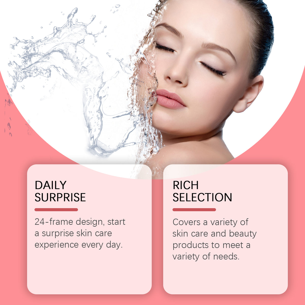 24 Grid Beauty Blind Box, Moisturizing And Moisturizing Beauty Surprise 24 Grid Beauty Skin Care Blind Box
